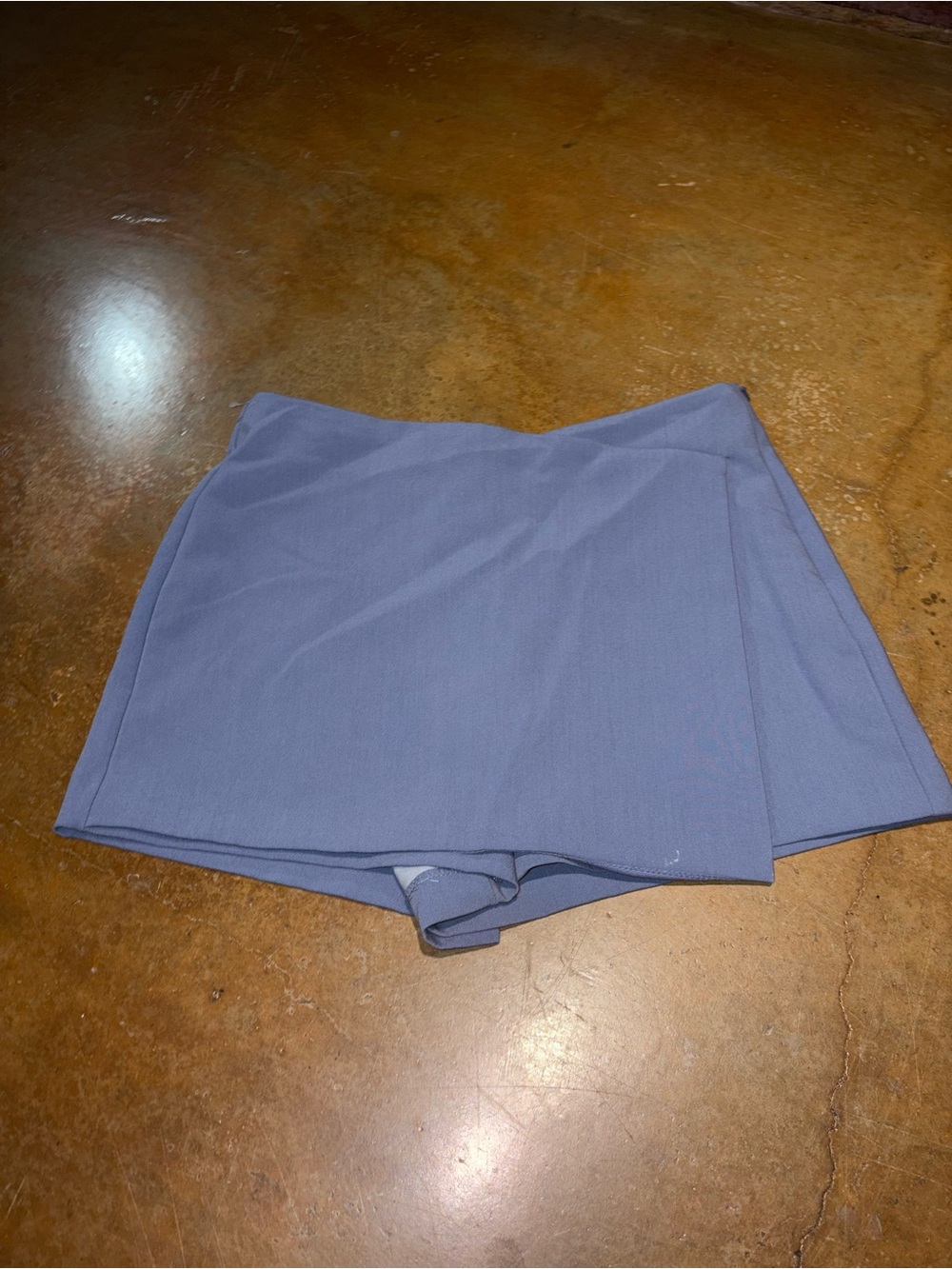 Zara Dusty Lavender Wrap Skort